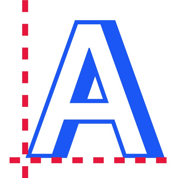 Large letter A and iconography suggesting Alignment as part of think-cell's PowerPoint cheat sheet.