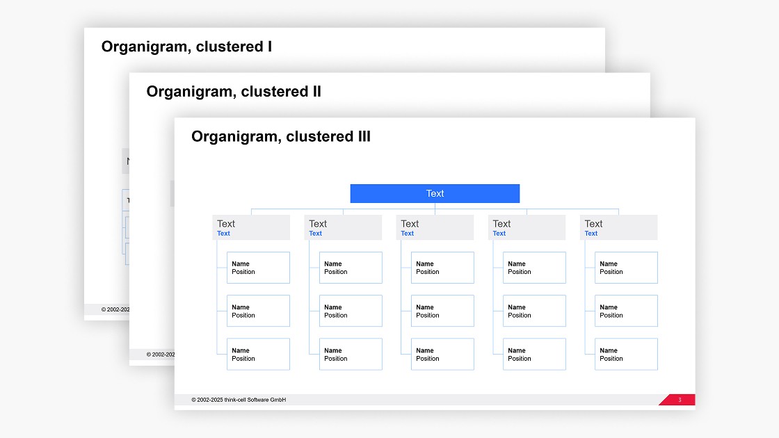 Blog banner showing three PowerPoint org chart templates.