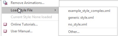 List of recently used files for Load Style File command