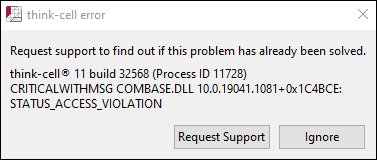 think-cell error message.