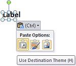 Paste Options Smart Tag