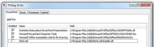 Toolbar menu
