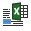 Text verknüpft mit Excel-Symbol