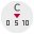 Make Value axis icon: A grey "C" with a red arrow beneath it pointing at the number 5, out of the number 0, 5, 10 arranged in a horizontal line.