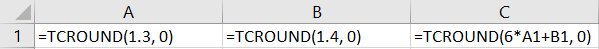Inconsistent rounding in think-cell round.