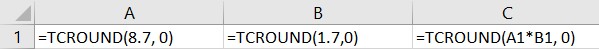 Rounding effects due to incorrect formula usage