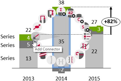 think-cell connector menu