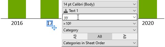 Using two digits for labels on a think-cell date axis.