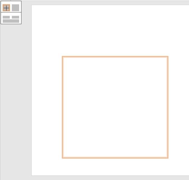 Slide thumbnails showing predefined layouts for inserting charts