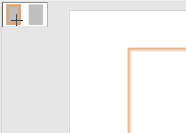 The slide thumbnail for the slide layout defined in the example shown on insertion of a chart.