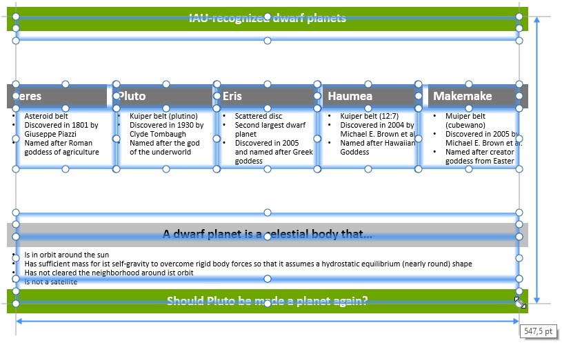 building a complex example slide, step 11