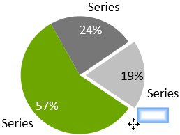 think-cell pie chart moving labels.
