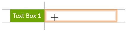 snap positions for think-cell text boxes.