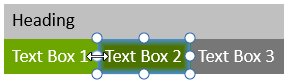 click position to unsnap a think-cell text box.