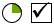 Colors of Harvey ball and checkbox available for customization.