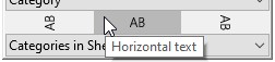 think-cell label rotation dropdown list