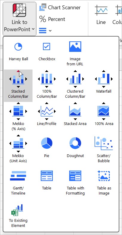 think-cell toolbar in Excel