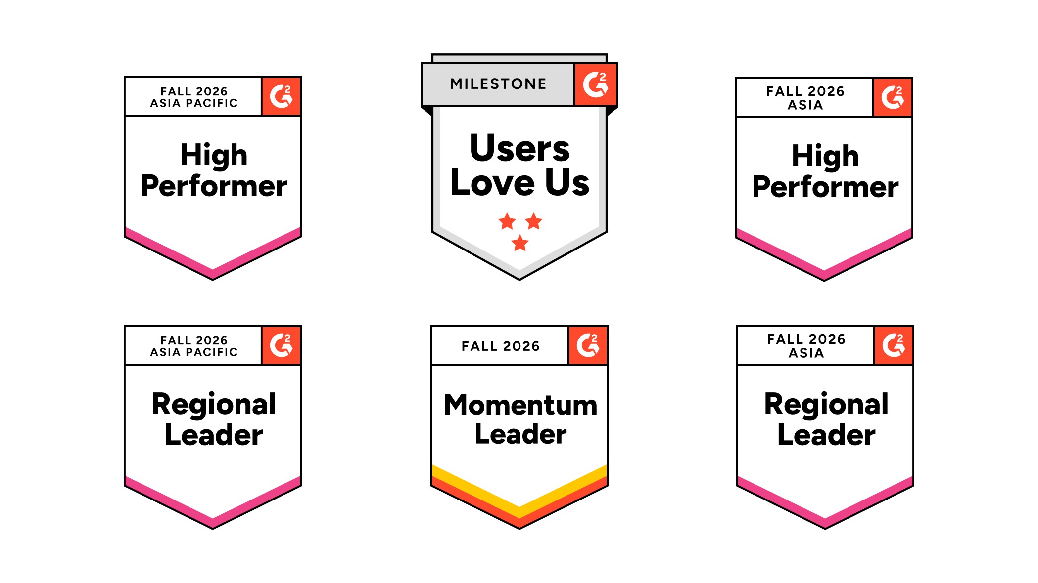 G2 badges