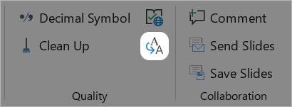 Replace Fonts button on think-cell Tab