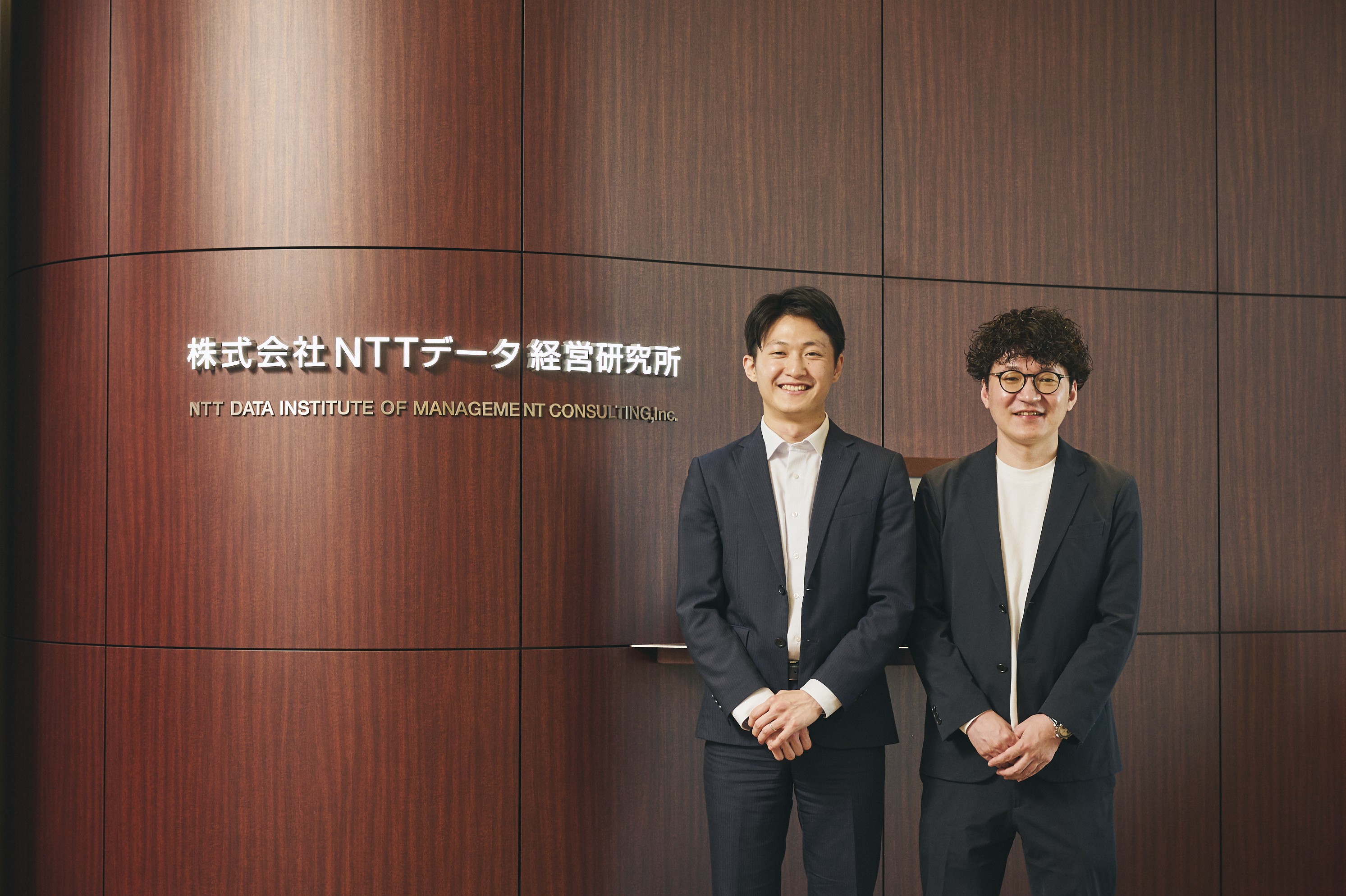 Mr.Tokukura (right side) and Mr.Todaka (left side)